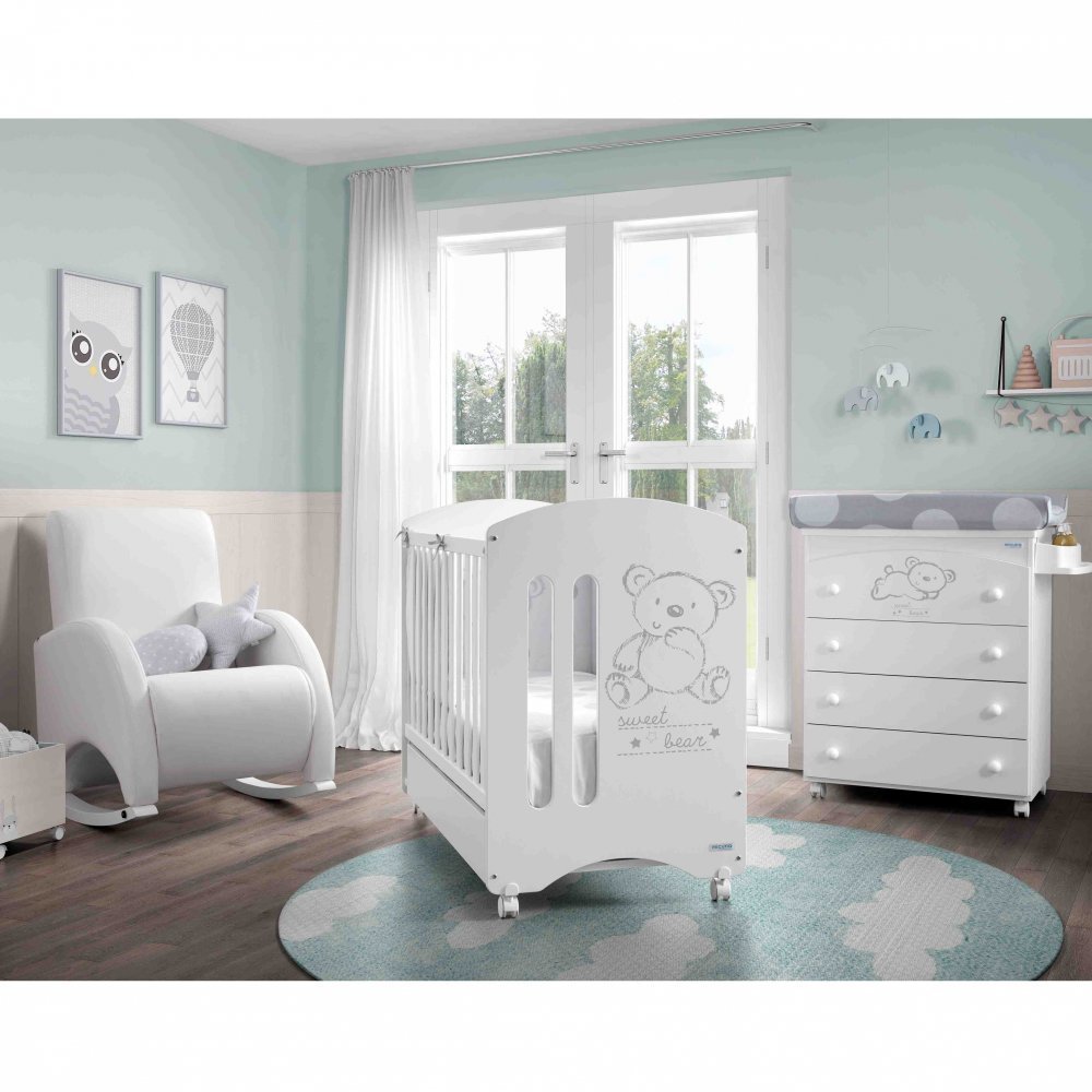 Bañera sweet bear color blanco-estrellas gris - Imagen 4