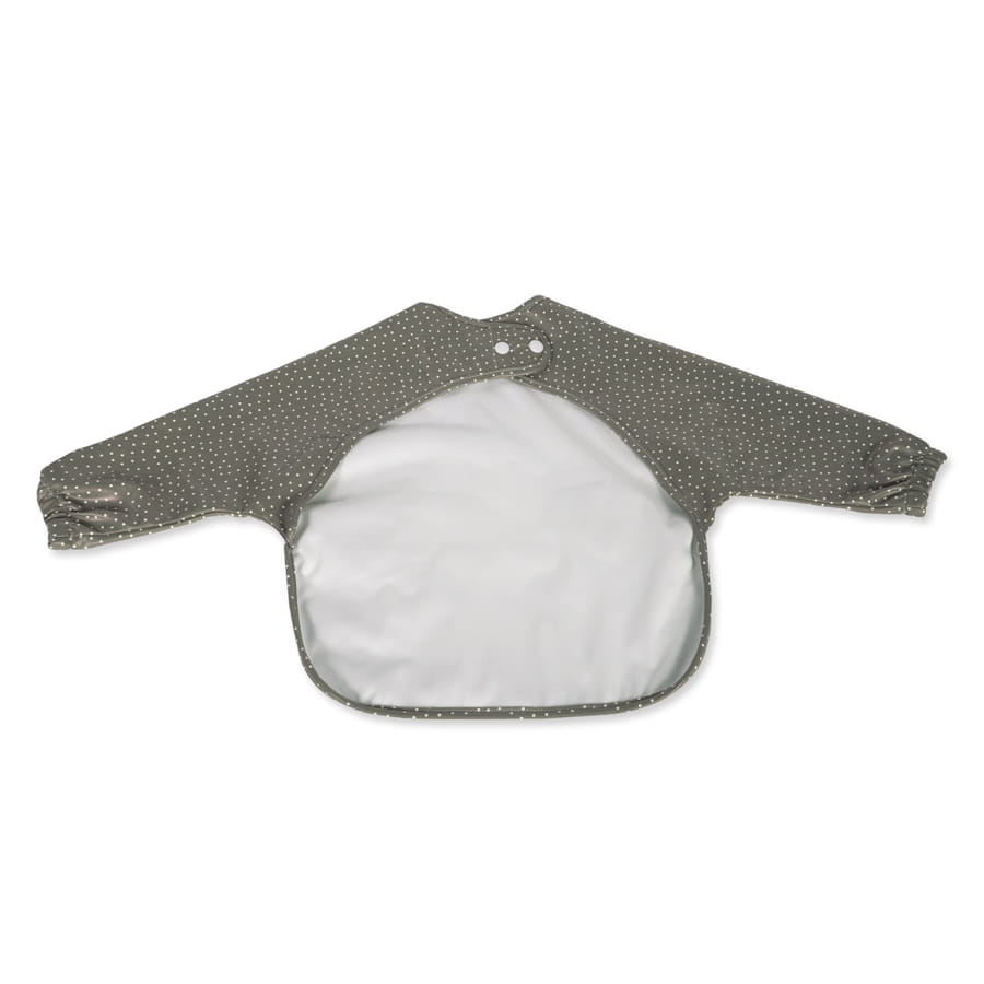 Babero con Mangas Topito Poppy Musgo - Imagen 2